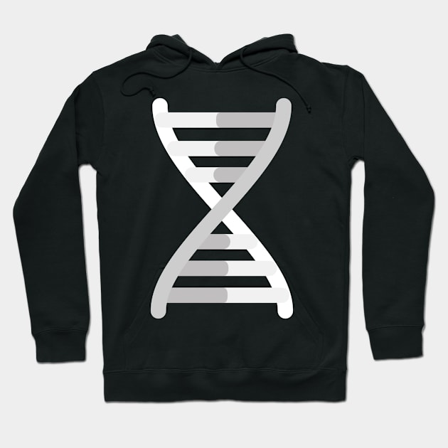 Genetics  DNA Strand Scientist Hoodie by ballhard